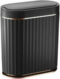 ELPHECO Black Bathroom Trash Can with Lid 2 Gallon Sensor Trash Bin, Automatic Narrow Garbage Can, Waterproof Smart Trash Can, Slim Motion Sensor Waste Bins for Bathroom, Living Room, Office by ELPHECOUSA