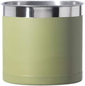 Oggi Stainless Steel Jumbo Utensil Holder - 7" Utensil Caddy, Weighted Base for Stability - Extra Large Utensil Crock and Countertop Utensil Organizer, Olive by Unknown
