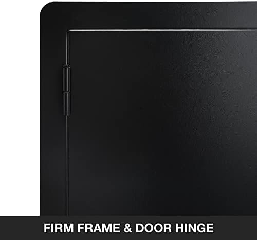 Stanbroil 30" x 21" Double Access Door for Outdoor Kitchen, Black Steel - Image 6