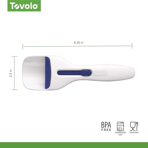 Tovolo Cupcake Scoop Batter Dispenser for Cupcakes Muffins Pancakes & Cookie Dough, Easy to Clean Batter Scoop Slide Dispenses Quicker for Even Size Baked Goods Kitchen Gadget, Deep Indigo - Image 6