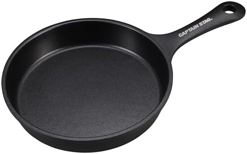 Captain Stag UG-3095 Kitchen Utensils, Frying Pan, Aluminum, Skillet, 6.3 inches (16 cm), Induction Compatible, Fluorine Resin Processing, No Seasoning Needed by Unknown