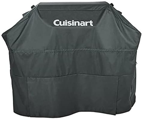 Cuisinart Heavy-Duty 4-5 Burner Gas Grill Cover, Fade, UV and Weather Resistant, Durable and Convenient All Weather Cover with Drawstrings and Buckle Straps by Cuisinart