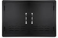 Stanbroil 30" x 21" Double Access Door for Outdoor Kitchen, Black Steel by Stanbroil