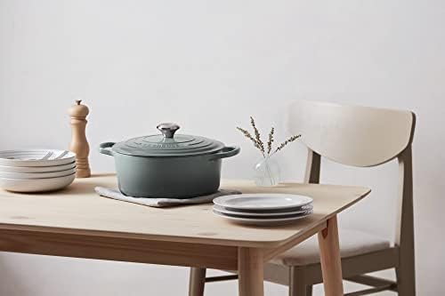 Le Creuset Enameled Cast Iron Round Dutch Oven, 5.5 qt., Sea Salt - Image 5