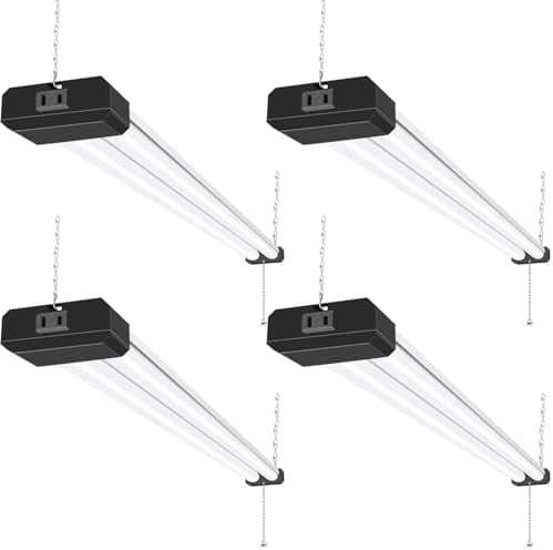 hykolity 4 Pack 4FT LED Shop Light,4400LM,5000K Daylight by hykolity