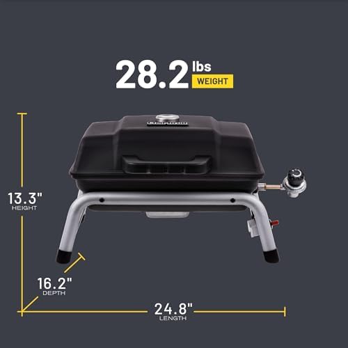 Charbroil 1-Burner Portable Propane Gas Grill, Black – 17402049 - Image 6