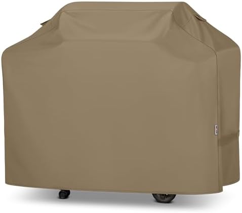 Unicook Grill Cover Heavy Duty Waterproof UV Proof, 65 Inch, Neutral Taupe by UNICOOK