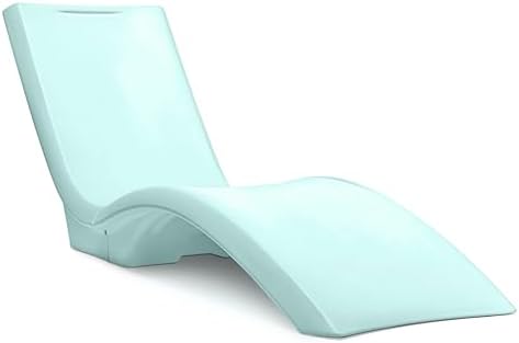 Step2 Vero Pool Lounger, Outdoor/Indoor Waterproof Patio Furniture, Pool Lounge Chair, Use in Pools Up to 12-Inches of Water or Poolside Ledge, Made of Durable Plastic, Weighted, Julep by Unknown