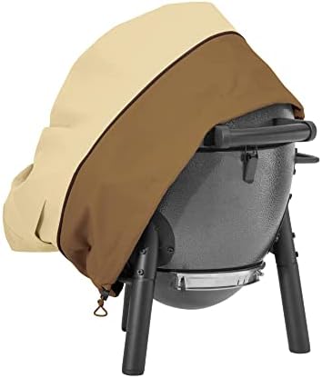 Classic Accessories Veranda Water-Resistant Kamado Mini Ceramic BBQ Grill Cover, 20.5 x 21.5 x 27 Inch - Image 5