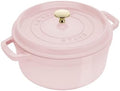 Staub Cast Iron 4-qt Round Dutch Oven - Peony Pink by Unknown