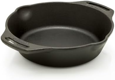 Petromax Cast Iron Fire Skillet Camping Cookware with Two Handles fp20-t 8 inch by Petromax
