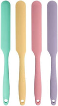 4 Pcs Silicone Jar Spatula Set - Long Handle Sourdough Scraper, Skinny Spatula for Jars, Bottles, and Containers, Non-Stick Heat Resistant Cake Cream Spatulas by GZLT