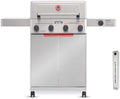 Monument Grills 4+1 Burner Stainless Steel 525 sq.in Propane Gas Grill, 49,000 BTU, 500°F in 5 Mins, Outdoor M2 Grill with Broil Zone, 1 Side Burner and 1 Foldable Side Shelf, with Smoker Box by MonumentGrills