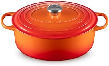 Le Creuset Enameled Cast Iron Oval Dutch Oven, 6.75 qt., Flame by Unknown