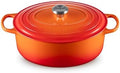 Le Creuset Enameled Cast Iron Oval Dutch Oven, 6.75 qt., Flame by Unknown