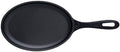 Victoria Cast Iron Fajita Skillet, Black Oval Cast Iron Serving Platter, Made in Colombia by VictoriaCastIron