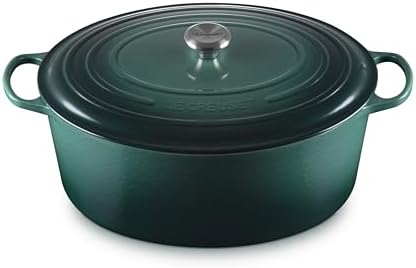 Le Creuset Enameled Cast Iron Oval Dutch Oven, 15.5qt., Artichaut by Unknown