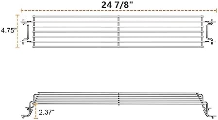 67027 Warming Rack for Weber Spirit II 300 E/S-310/320 – 25" Wide Stainless - Image 2
