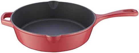 Cuisinart Chef's Classic Enameled Cast Iron Dutch Oven with Lid, Porcelain Enameled Interior, Oven Safe, Induction Compatible, 12-Inch, Chicken Fryer, Peony Pink - Image 2