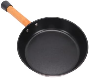 Portable Outdoor Frying Pan Lightweight Stainless Steel Skillet for Camping Cooking 20 * 35.5cm (CW-14 Wooden Handle Frying Pan) - Image 3