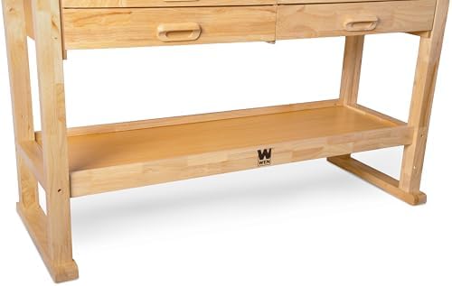 WEN 60-Inch Hardwood Workbench with Four Drawers and Onboard Vise (WB6020) - Image 6