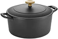 Tramontina Bestow Enameled Cast Iron 5.5-Qt Round Dutch Oven Pot with Lid by Tramontina