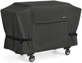 NettyPro Griddle Cover for Blackstone 36 inch Griddle, Waterproof UV Resistant 4 Burner Flat Top Gas Grill Cover 36" Cooking Station, Black by NettyPro