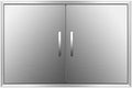 Outdoor Kitchen Doors 36W x 24H Inch Double BBQ Access Doors, 304 Stainless Steel for Cabinet Grill Station or Island by KODOM