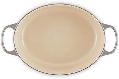 Le Creuset Enameled Cast Iron Oval Dutch Oven, 6.75 qt., Oyster - Image 3