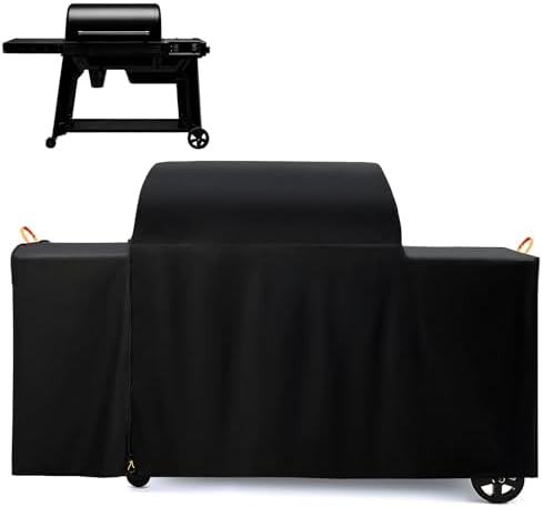 Pellet Grill Cover for Traeger Woodridge Pro & Elite Smoker, Cover Only by SCAUSY