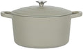 Crock-Pot Artisan 5-Quart Round Cast Iron Dutch Oven with Lid – Matte Green, Durable Oven Safe Cookware by Crock-PotBrand