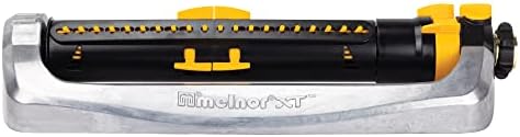 Melnor 65154AMZ XT Turbo Oscillating Sprinkler,Metal Base,4,500 sq. ft.,Quick Connect Bundle,3-Way Adjustable,Black,Yellow,(Pack of 12) - Image 3