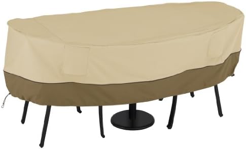 Classic Accessories Veranda Water-Resistant 30 Inch Bistro Round Patio Table & Chair Set Cover by ClassicAccessories