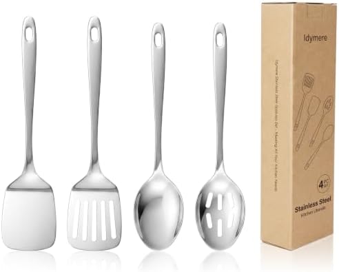 4PCS Stainless Steel Kitchen Cooking Utensils Spatula & Spoons Set by Unknown