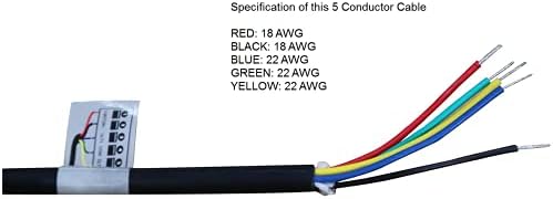 TOPENS 25FT Extension 5 Conductor Cable - Image 2