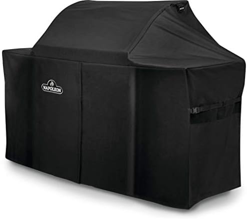 Napoleon Grill Cover for PRO 665 - Black, Water Resistant, UV Protected, Air Vents, Hook and Loop Closure, Hanging Loops, Adjustable Buckled Straps - Image 3
