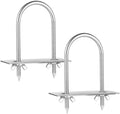 2 Pcs Steel Rotisserie Fork U Bolt Adjustable Spit Rod, 5.5" L by Otoolling