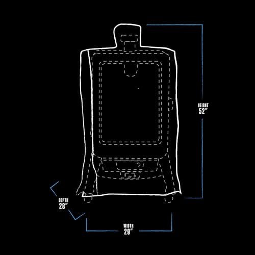 Pit Boss 5-Series Wood Pellet Vertical Smoker Cover, Black - Image 3