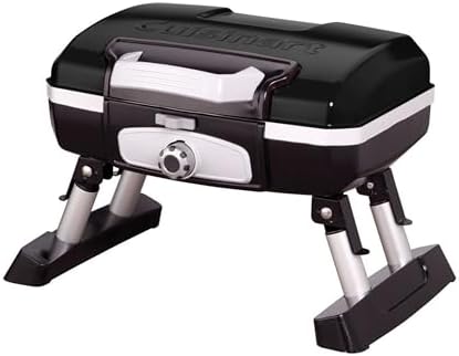 Cuisinart Gas Grill, Petite Gourmet, Foldable Design with Handle, 5,500 BTU by Cuisinart