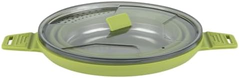 Restaurantware 2.5L Green Silicone Collapsible Pot - Image 2