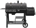 Oklahoma Joe's Canyon Combo Dual Fuel 3-Burner Propane Gas and Charcoal Smoker and Grill with 1031 sq. in. Cooking Area in Black by OklahomaJoes%C2%AE