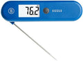 ThermoWorks Sizzle Digital Meat Thermometer – Instant Read in 2 Seconds, Waterproof, Folding Probe with Magnetic Back, Auto-Rotating Backlit Display, for Cooking Food, Grill & BBQ - Nautical Blue by ThermoWorks