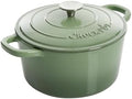 Crock Pot Artisan 5 Quart Enameled Cast Iron Round Dutch Oven, Red by Crock-PotBrand