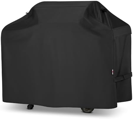 Unicook Grill Cover for Outdoor Grill Heavy Duty Waterproof, 55 Inch, Black by UNICOOK
