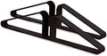 PUPETPO Freestanding Pet Gate Metal Support Feet, Triangle Support Feet Set of 2 for Extra Wide Foldable Pet Gate, Easy to Install, A Pair of Safety Fence Feet for Wooden Dog Gate, Dark Brown by PUPETPO