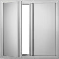 VEVOR BBQ Access Door - 24" x 24" Double Vertical Kitchen Door, Stainless Steel Flush Mount, for BBQ Island & Grilling Station by VEVOR