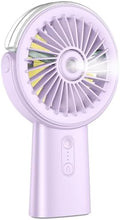 Otlonpe Handheld Misting Fan Portable, Small Personal Hand Held Rechargeable Mist Fan Water Spray, 4000mAh Battery Operated Hand Mister Fans 3-Speed, 4-15 Hrs Runtime for Travel Home Office Outdoor by OTLONPE