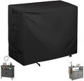 Outdoor Storage Cabinet Cover for Wicker Outdoor Bar Cart, Outdoor Bar Table Cover for Patio Storage Bar Table/Wicker Console Table/Rattan Cabinet Sideboard by Unknown
