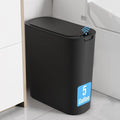 Cesun 5 Gallon Automatic Bathroom Trash Can with Lid, Black, Touchless by Cesun