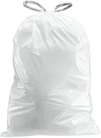 Plasticplace Custom Fit Trash Bags Compatible w Simplehuman Code H Drawstring Bags 8-9 Gallon Tear-Resistant Liner 200 Count Heavy-Duty Waste Disposal - Image 3